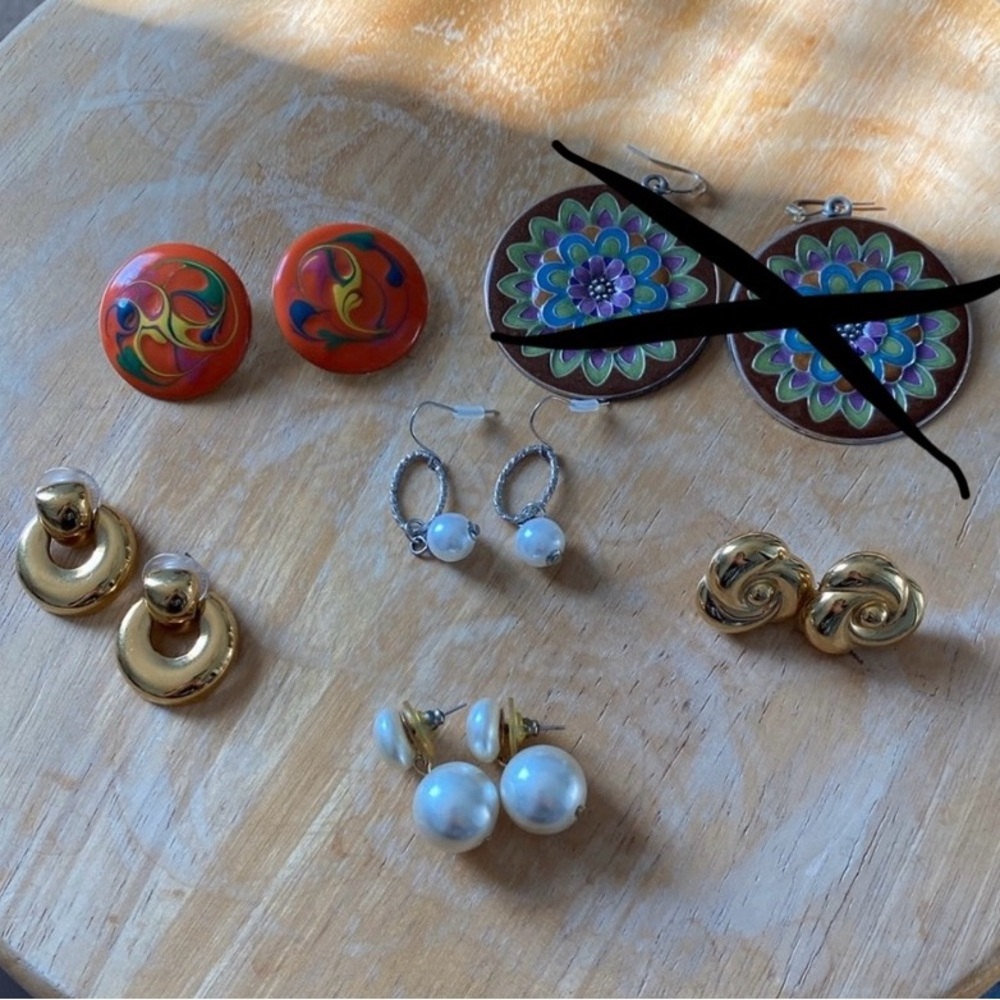 2 for $8 unique vintage-like earrings